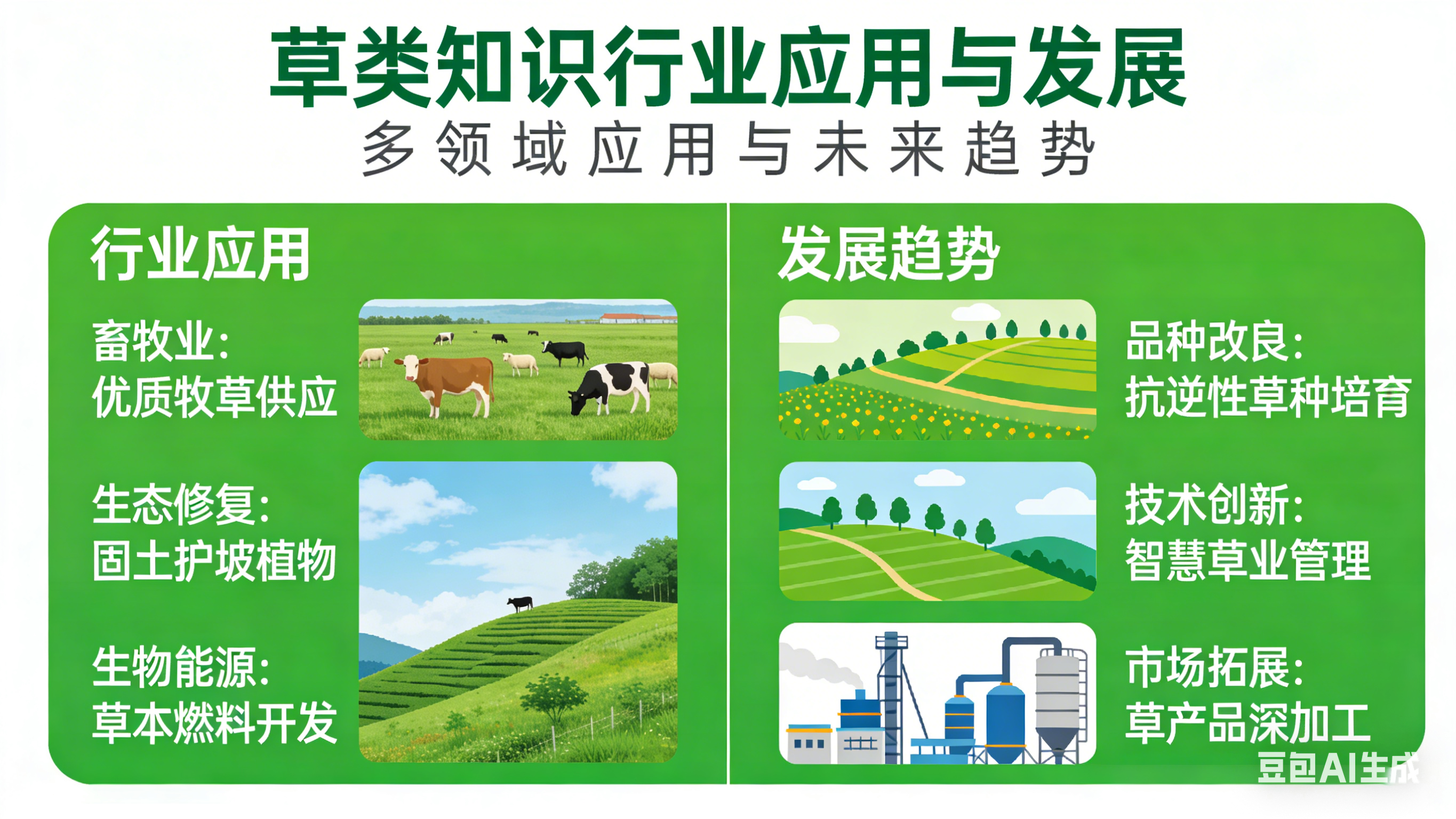 草类知识行业应用